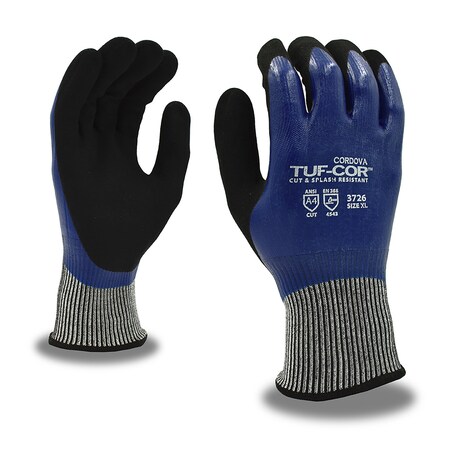Cordova High-Performance Cut-Resistance, Steel, Glass Gloves, TUF-COR, XL, PR 3726XL